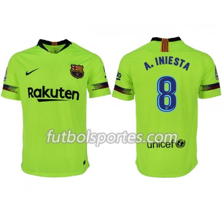 Camisetas FC Barcelona A. INIESTA 8 Segunda Equipacion 2018/2019